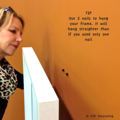 Use Two Nails Per Frame For More Stability